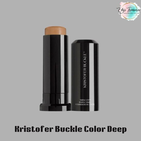 New Kristofer Buckle Triplicity Perfecting Foundation Stick - DEEP - Picture 1 of 4